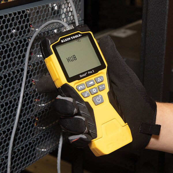 Cable Tester Kit with ScoutÂ® Pro 3 Tester, Remotes, Adapter, Battery