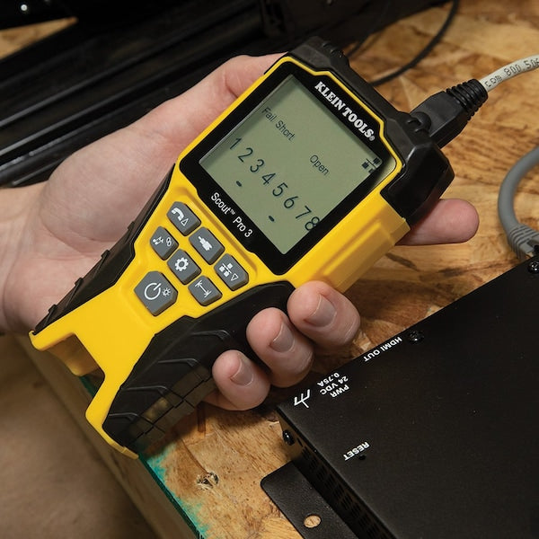 Cable Tester Kit with ScoutÂ® Pro 3 Tester, Remotes, Adapter, Battery