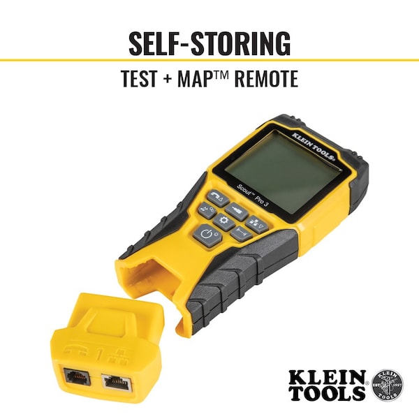 Cable Tester Kit with ScoutÂ® Pro 3 Tester, Remotes, Adapter, Battery