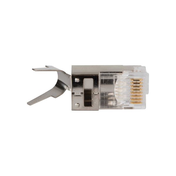 Pass-Thruâ¢ Modular Data Plug, RJ45-CAT6A, Shielded (STP), 100-Pack