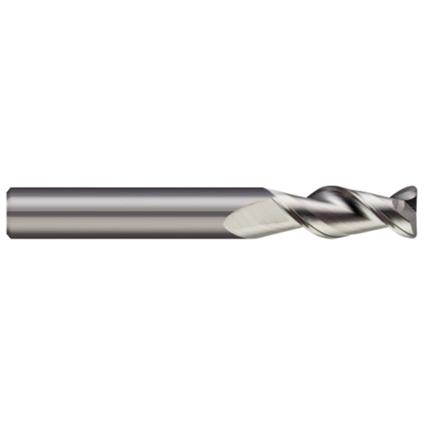 Carbide End Mill, Dia 1/16, Cut L 3/16