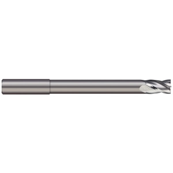 Carb End Mill, 5/8 In, 2FL, CC, Uncoated