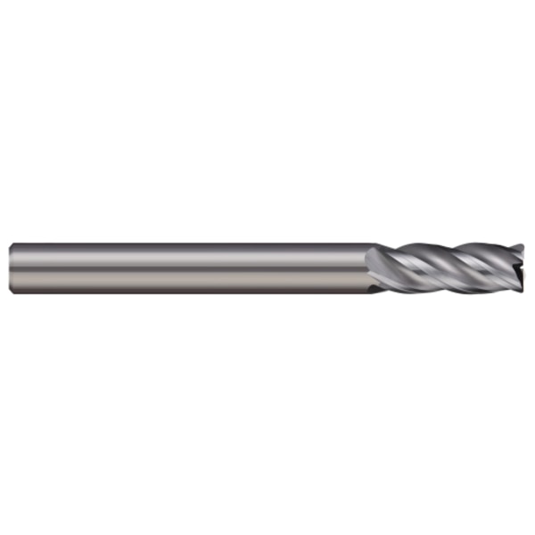 End Mill, 4 Flute, Corner Radius, 0.2500