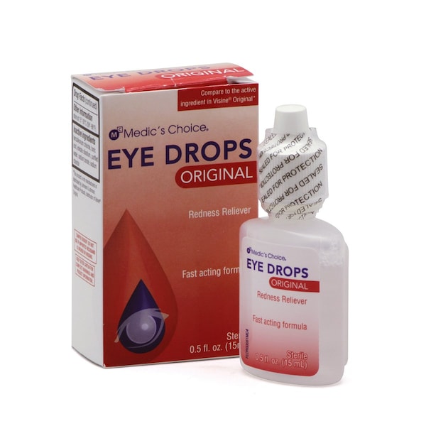 Eye Drops, Bottle, 0.5 oz.