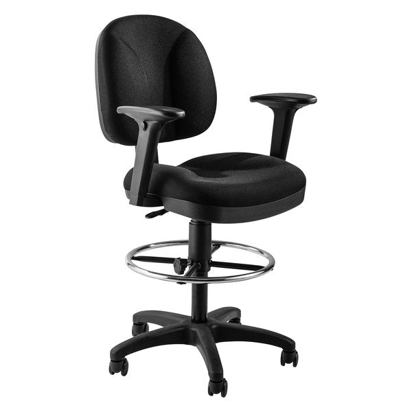 NPS Comfort Task Stool with Arms 245345 Height