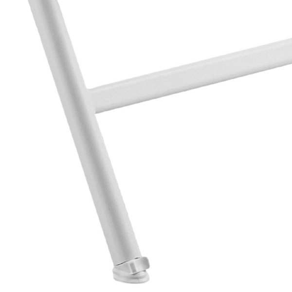 NPS AirFlex Series Premium Polypropylene Folding Chair, White (Pack of 4)