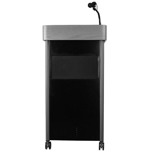 Greystone Lectern with Sound, Charcoal