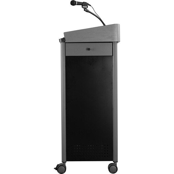 Greystone Lectern with Sound, Charcoal