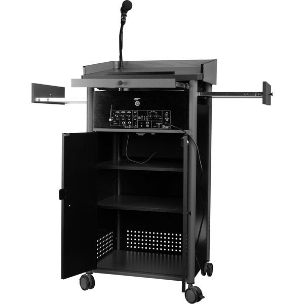 Greystone Lectern with Sound, Charcoal