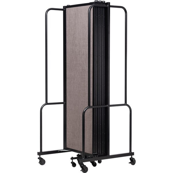 NPS Room Divider, 6' Height, 7 Sections, Grey