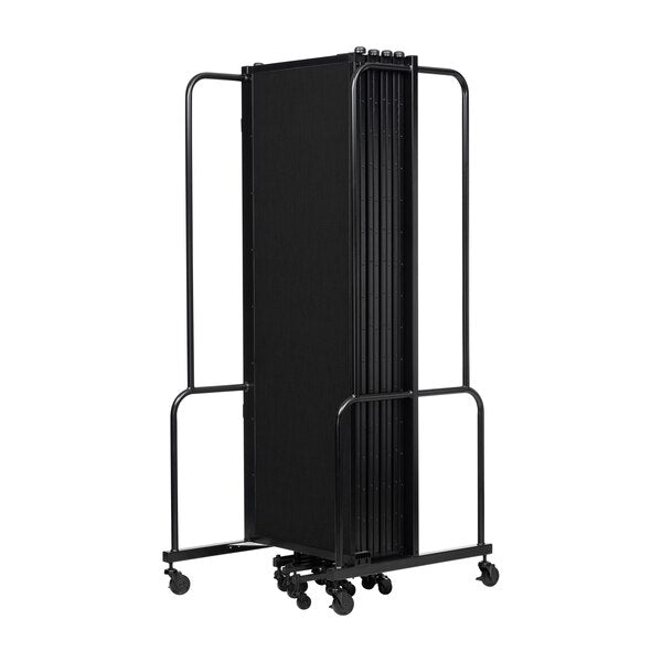 NPS Room Divider, 6' Height, 9 Sections, Black
