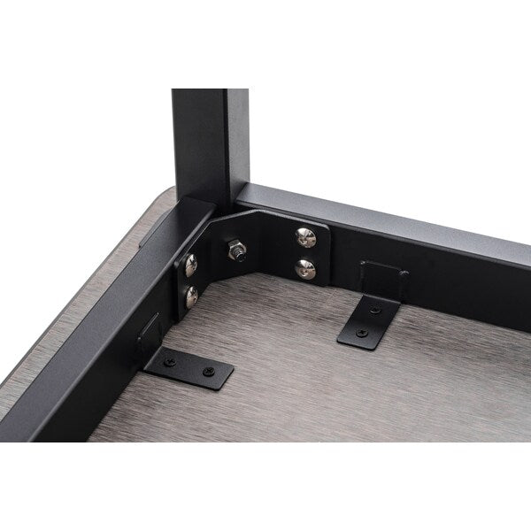 NPS  Steel Height Adjustable Heavy Duty Table, 30 X 72, HPL Top, Black Frame