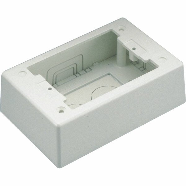 Junction Box, Pw, Wh, 1-Gang, 5.12