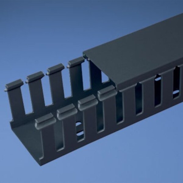 Base Wiring Duct, Type G, Wide Slot, Intrinsic Blue, 1
