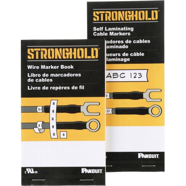 Blank Self-Laminating Cable Marker Book