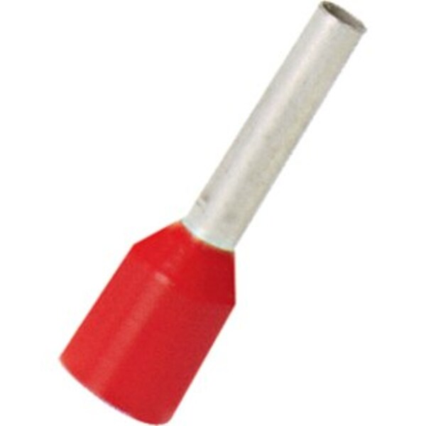 Ferrule, Insul, Exp, 1mm2, 8mmpin, Red, PK500