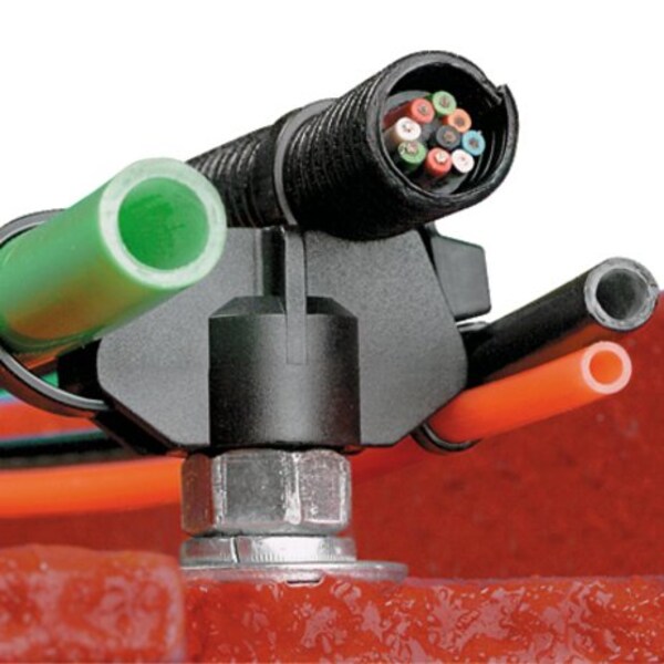 Cable Tie Mount, Threaded Stud, PK100