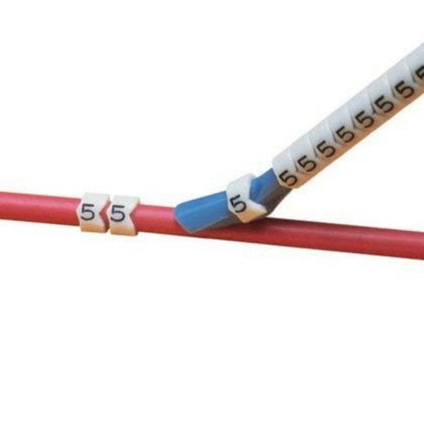 Clip-On Wire Marker, 0-9
