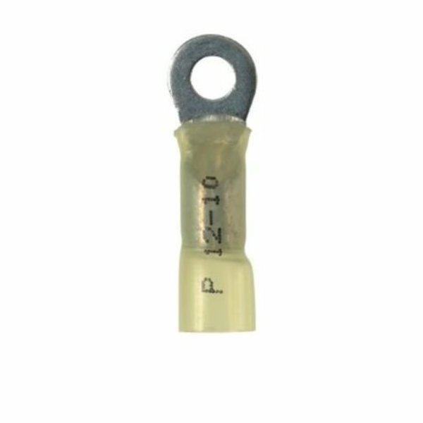12-10 AWG Heat-Shrink Ring Terminal PK20, Insulation Type: Heat Shrink