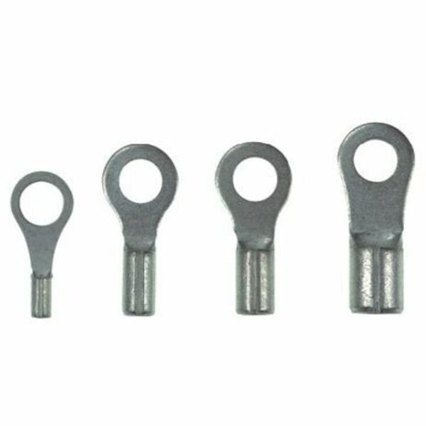 22-18 AWG Non-Insulated Ring Terminal #5 Stud PK100