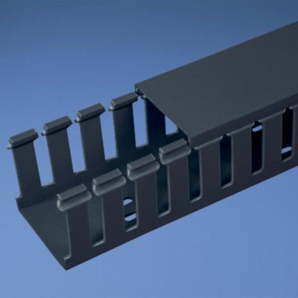 Base Wiring Duct, Type G, Wide Slot, Intrinsic Blue, 2