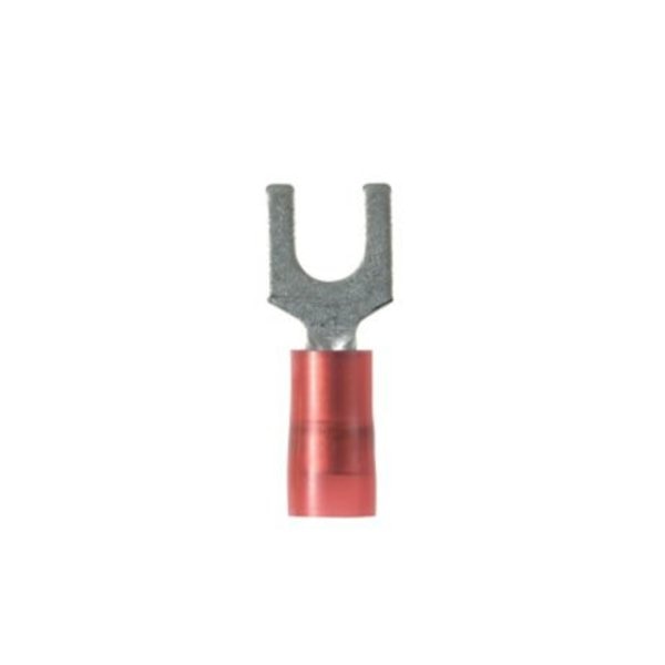 22-18 AWG Nylon Fork Terminal #8 Stud PK100