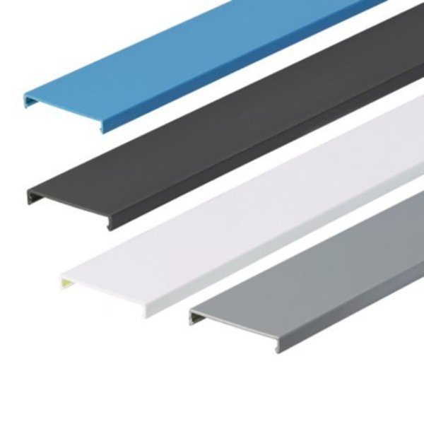 Flushed Duct Cover, PVC, 4