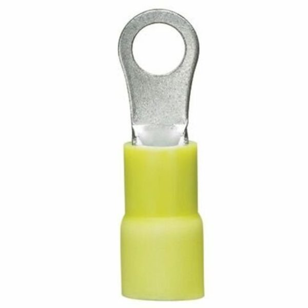 12-10 AWG Vinyl Ring Terminal #8 Stud PK500