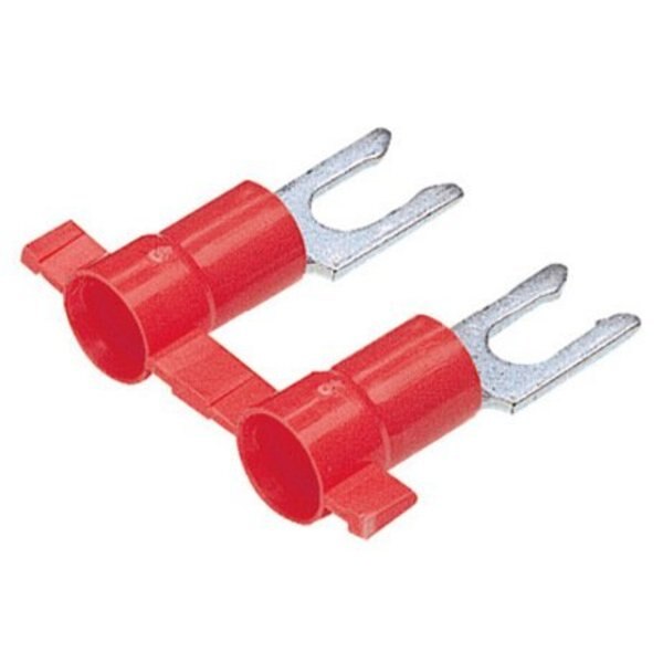Fork Term, Lkg, Vyl, 22, 18Awg, #6Stud, PK3000