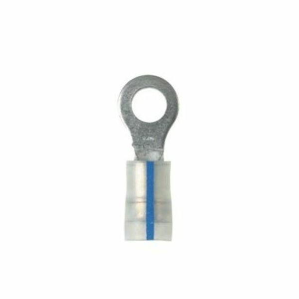 18-14 AWG Kynar Ring Terminal #6 Stud PK100