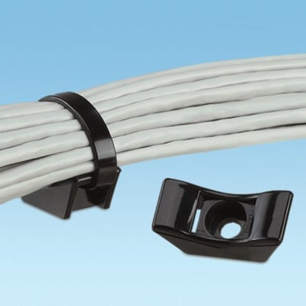 Cable Tie, Mnt, Eh, #8screw, Wrnylon, Bl, PK10