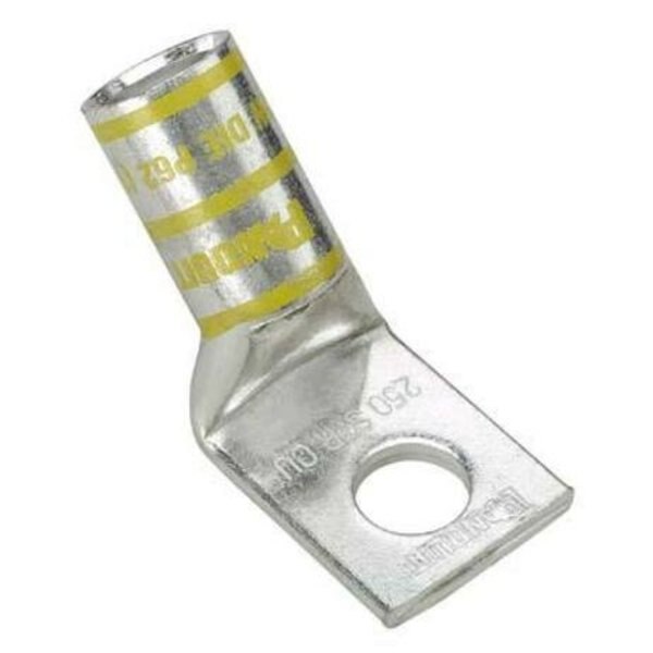 Lug, Cu, Sbw, 2/0 Awg, 1/2 Stud, 45 deg