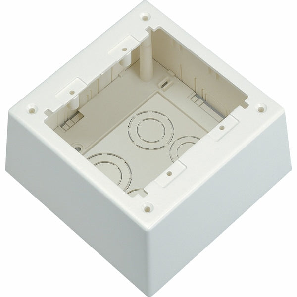 Junction Box, Power, Wh, 2-Gang, Deep