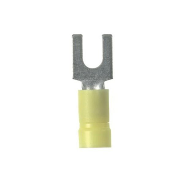 14-10 AWG Vinyl Fork Terminal #8 Stud PK500