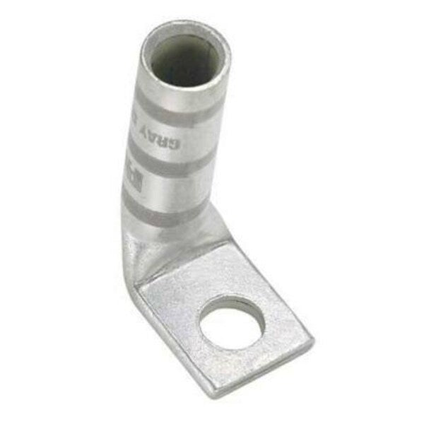 Lug Compression Connector, No.4 AWG