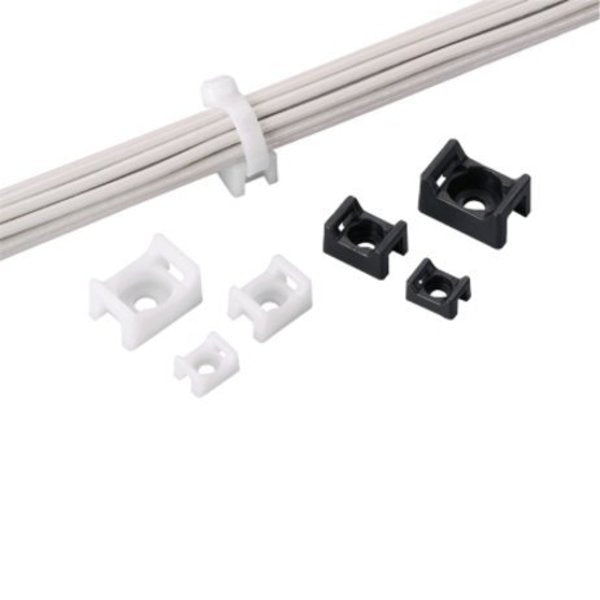 Cable Tie Mount, Screw Applied, PK100