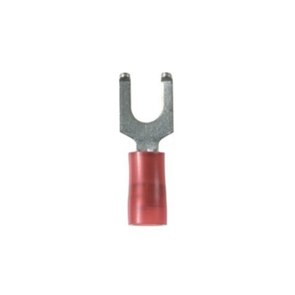 Fork, Flange, Nylon, 22-16 Awg, #6, PK100