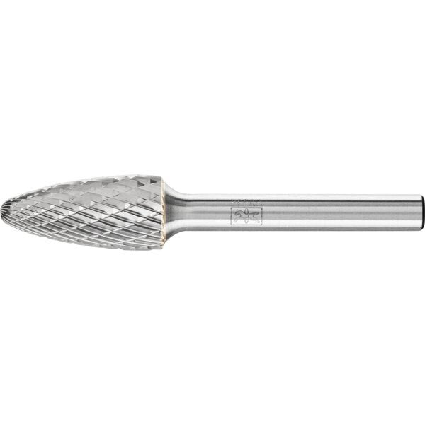 TOUGH Carbide Bur - Tree Shape (Radius End) - DBL Cut (3R) - 1/2
