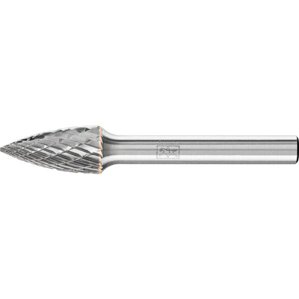 TOUGH Carbide Bur - Tree Shape (Pointed) - DBL Cut (3R) - 3/8