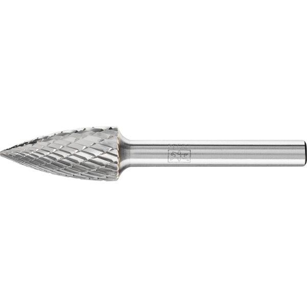 TOUGH Carbide Bur - Tree Shape (Pointed) - DBL Cut (3R) - 1/2