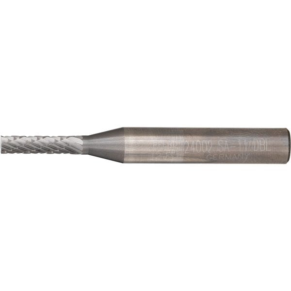 Carbide Bur - Cylind. (Plain End), DBL Cut - 1/8