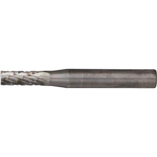 Carbide Bur - Cylind. (Plain End), DBL Cut - 3/16