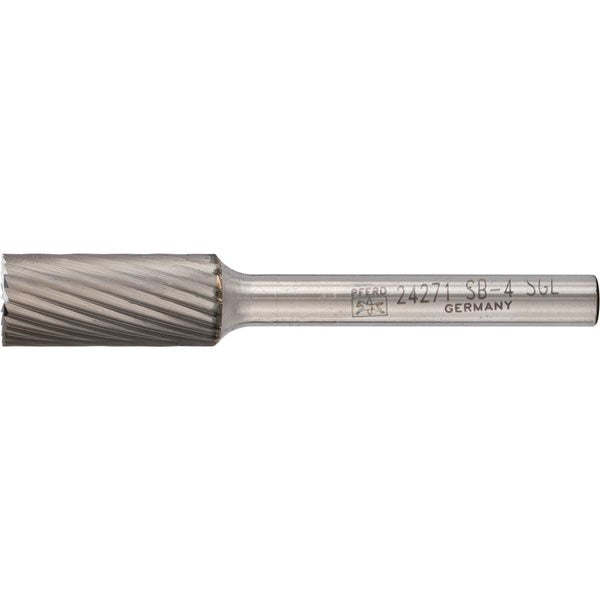Carbide Bur - Cylind. (End Cut), SGL Cut - 7/16