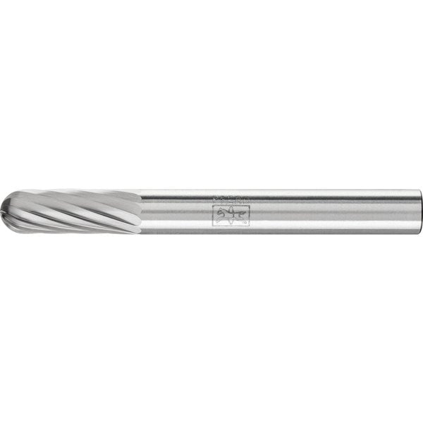 Carbide Bur - Cylind. (Radius End), SGL Cut - 1/4