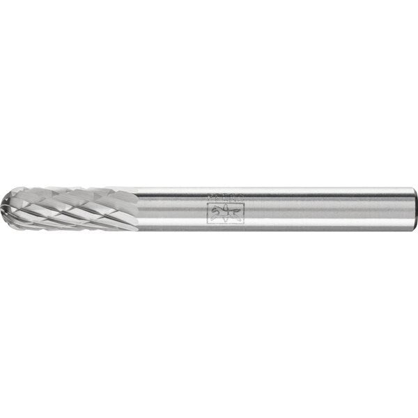 Carbide Bur - Cylind. (Radius End), DBL Cut - 1/4