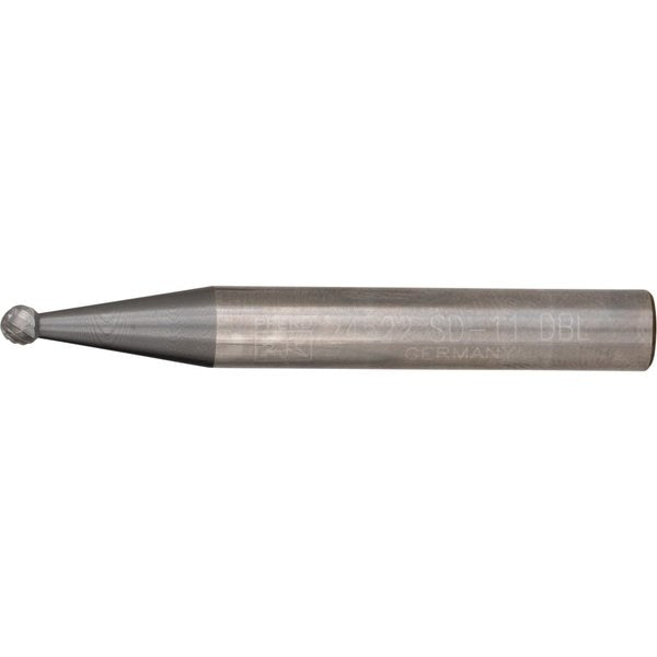 Carbide Bur - Ball Shape, DBL Cut - 1/8