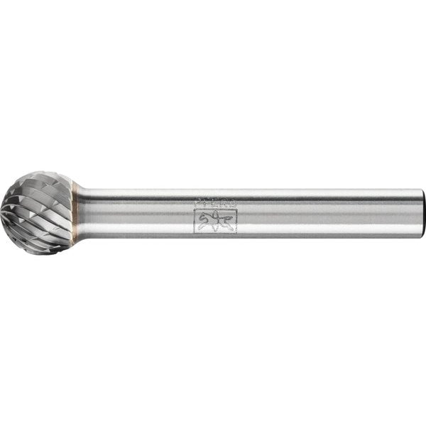 Carbide Bur - Ball Shape, DBL Cut - 3/8