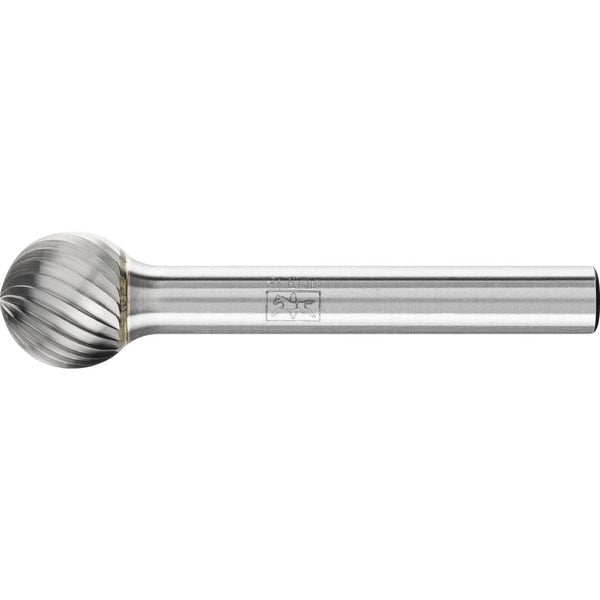 Carbide Bur - Ball Shape, SGL Cut - 1/2