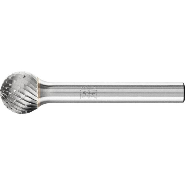 Carbide Bur - Ball Shape, DBL Cut - 1/2