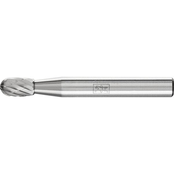 Carbide Bur - Oval Shape, DBL Cut - 1/4